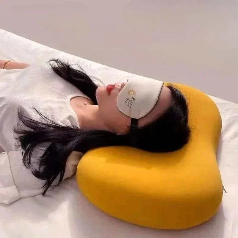 Ergonomisches Plüsch-Komfortkissen mit farbenfrohem Design für Nacken-, Rücken- und Armunterstützung