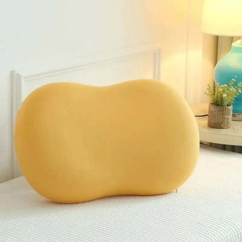 Ergonomisches Plüsch-Komfortkissen mit farbenfrohem Design für Nacken-, Rücken- und Armunterstützung