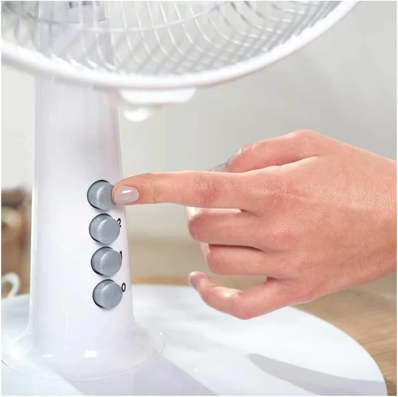 Black+Decker Turmventilator BXTFA45E, 40, Kunststoff, Weiss 5 Klingen - Weiss, 5 Klingen - Weiss