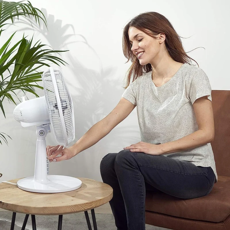 Black+Decker Turmventilator BXTFA45E, 40, Kunststoff, Weiss 5 Klingen - Weiss, 5 Klingen - Weiss
