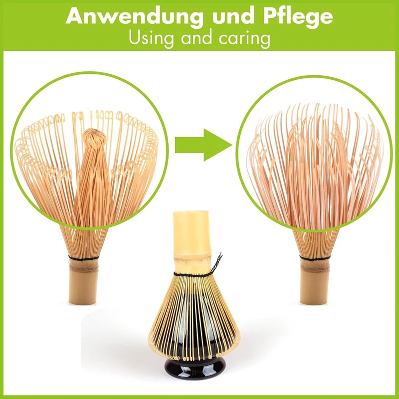 Goodwei Japanisches Matcha Komplett-Set mit hochwertiger Teeschale (Menouseki, 80) Menouseki 80, Men