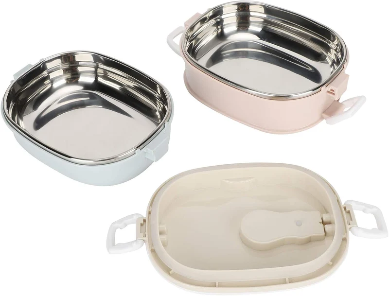 Isolierte Lunchbox, Edelstahl-Thermo-Lunchbox, Lunchbox Tragbarer Edelstahl-isolierter Thermo-Lebens