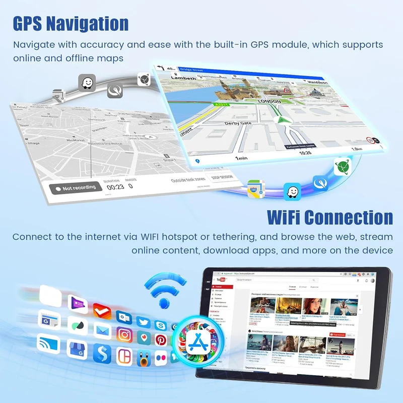 Inefala 4G+128G Android 15 Autoradio für FIAT 500 2007-2014