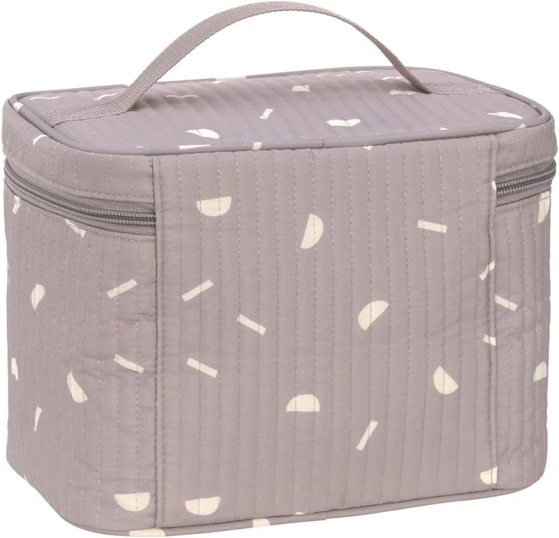 LÄSSIG Baby Wickeltisch Organizer Windel-Organizer to Go/Casual Nursery Caddy To Go Taupe, Taupe