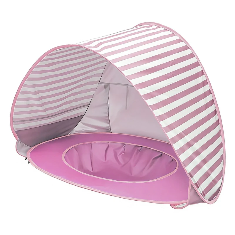 Strandmuschel Strandzelt Pop-up Strand Zelt mit trennbarer Pool UV-Schutz UPF 50+ Sun Shade Shelter