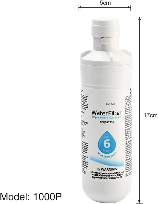 QOTSTEOS LT1000P Ersatz-Kühlschrank-Wasserfilter, Ersatzfilter für Kenmore9980 (2 Stück) 2 Stück., 2