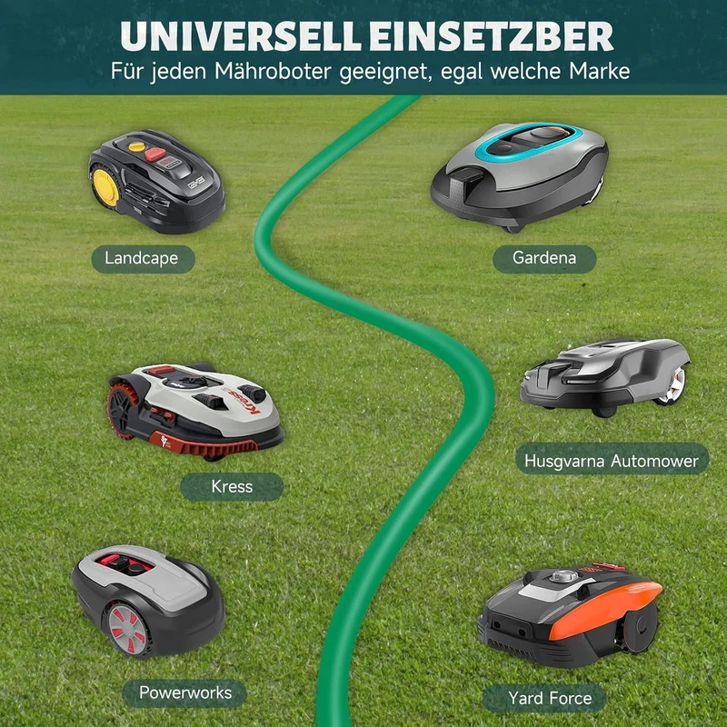 250m Universal Begrenzungskabel für Mähroboter, HAUSPROFI Begrenzungsdraht aus verzinntem Kupfer Beg