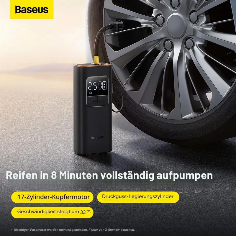 Baseus Supermini Pro Wireless Car Inflator (Black)