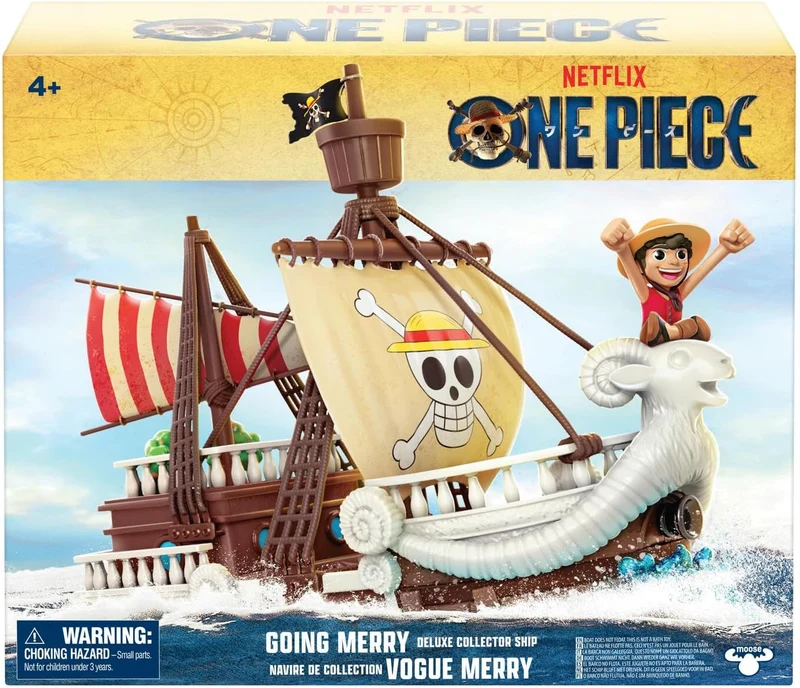One Piece Deluxe-Sammlerschiff Flying Lamb, 24,13 cm, detailgenaues Design zum Spielen und Präsentie
