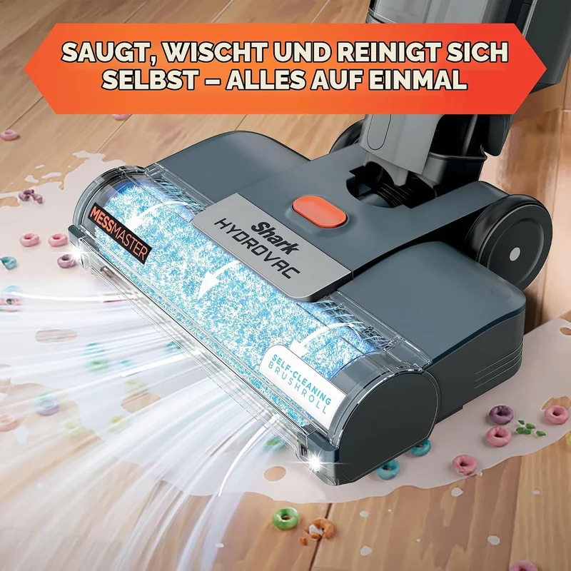 Shark WD161 HydroVac MessMaster Nass- und Trockensauger mit Kabel, 3-in-1-Multiflächen-Staubsauger u