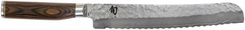 KAI Shun Premier Tim Mälzer japanisches Brotmesser 23 cm Klingenlänge - VG-MAX Kern 61 HRC, 32 Lagen