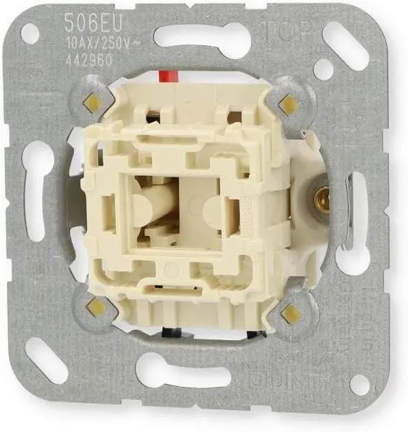 Jung 506EU – Mechanismus Switch ohne Krallen Befestigung