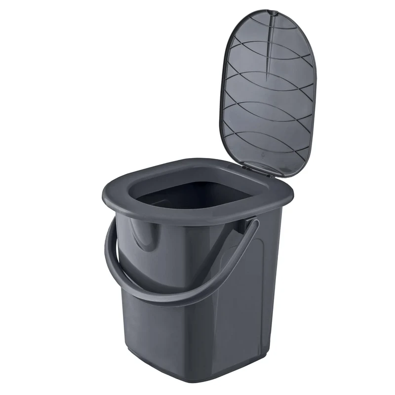 BranQ - Home essential, zu 100% aus recyceltem Material hergestellt, Ökologisch, Mobile Campingtoile