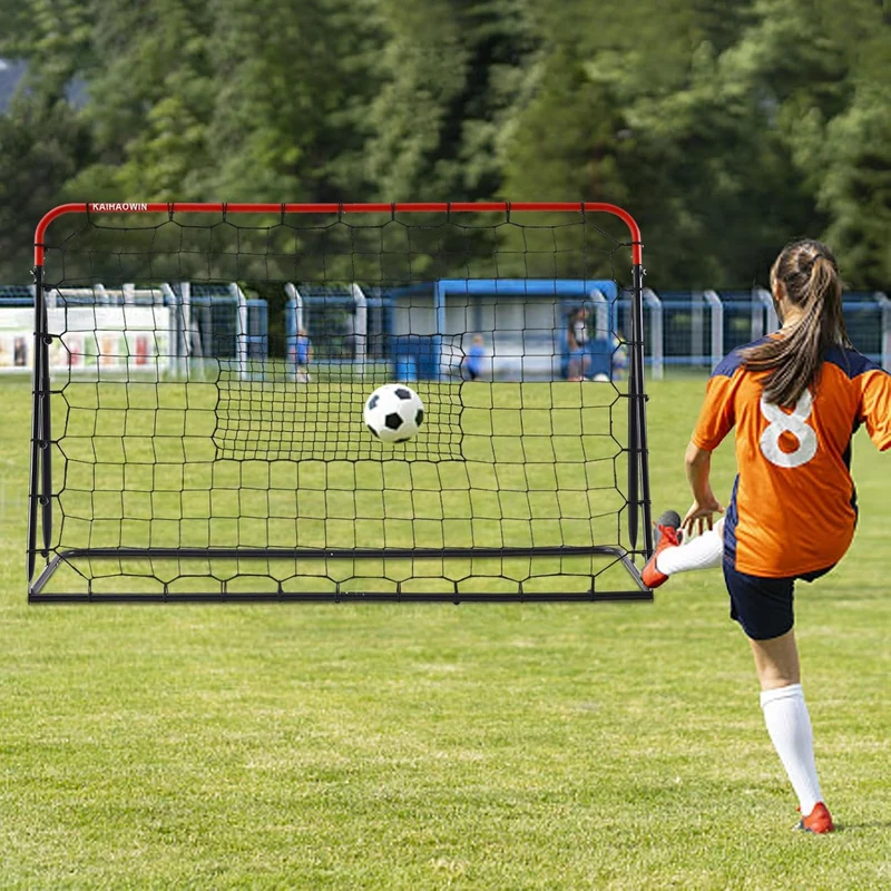 KAIHAOWIN Rebounder für Fussball 120 ×180 cm|120 ×120 cm，Fussball Rebounder Metall mit Verstellbarem