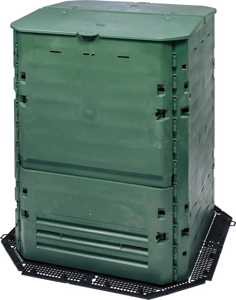 GARANTIA Bodengitter Thermo- / ECO-King 400 Liter schwarz - Bodengitter für Komposter, Garten, Boden