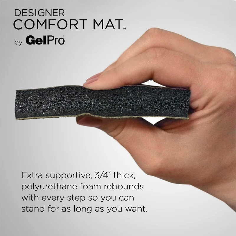 GelPro Designer-Küchen-Bodenmatte, 50,8 x 121,9 cm, schmutzabweisende Oberfläche mit 1,9 cm dickem E