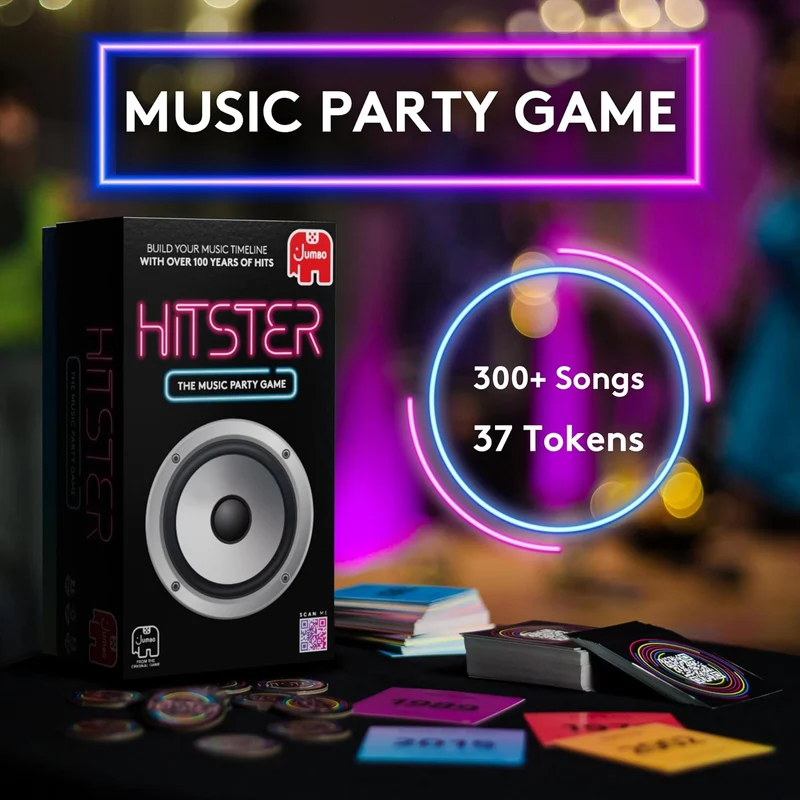 Hitster Original, EIN Party- und Kartenspiel für Erwachsene und Familien - 2 bis 10 Spieler ab 16 Ja
