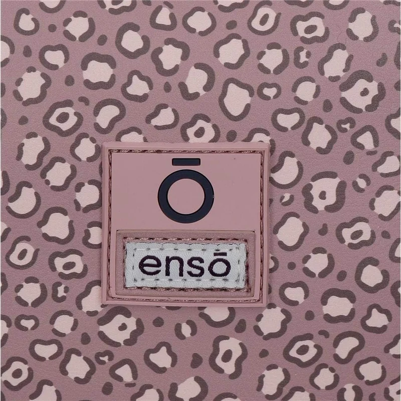 Enso My little cat Kosmetikkoffer mit drei Fächern Violett 23x17,7x10 cms PVC und Polyester Grosse T