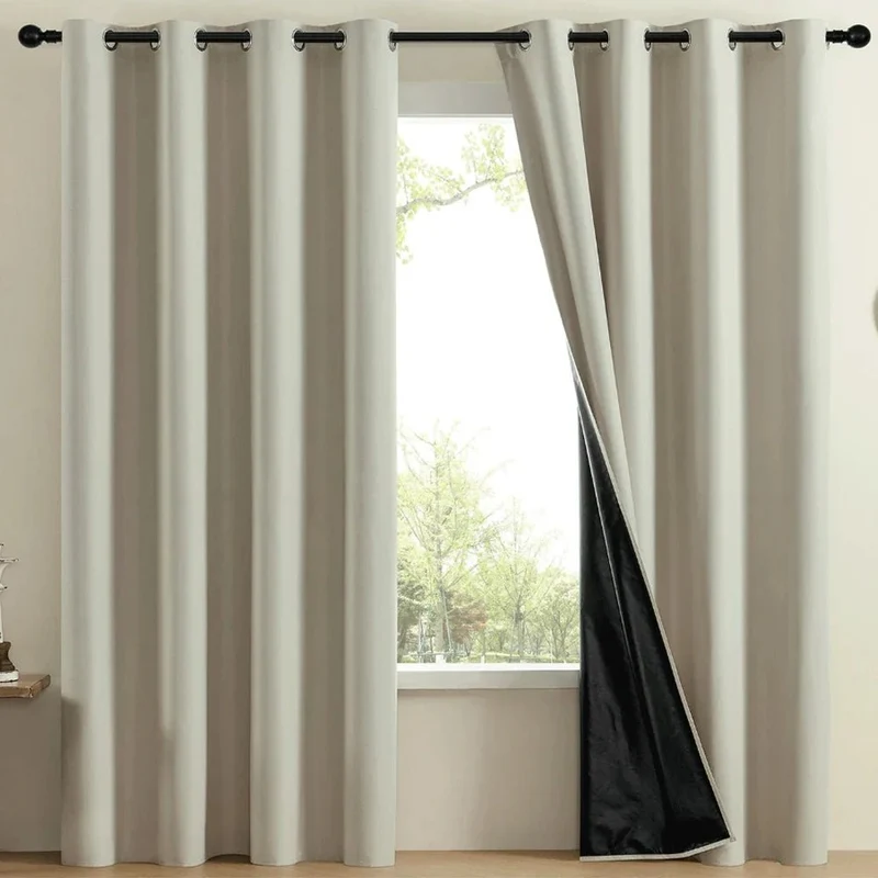 StilleSchatten – Moderner Minimalistischer Verdunkelungs Gardine
