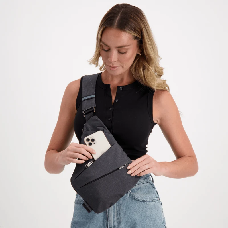 LOCKTRAVEL – Diebstahlsichere Umhängetasche mit RFID-Schutz und wasserdichtem Design
