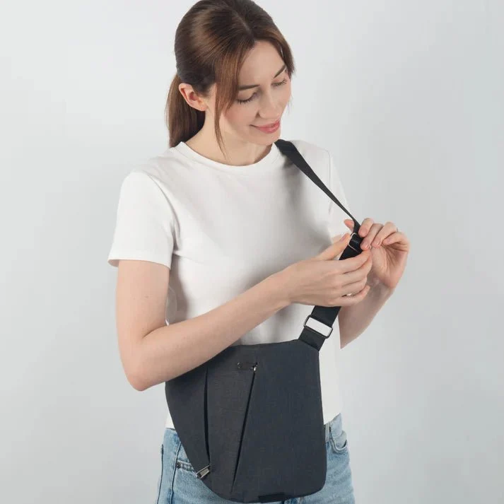 LOCKTRAVEL – Diebstahlsichere Umhängetasche mit RFID-Schutz und wasserdichtem Design