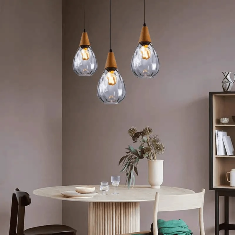 GLOWRIA – Retro-Tropfen-Pendelleuchte Für Elegante Und Warme Interieurs