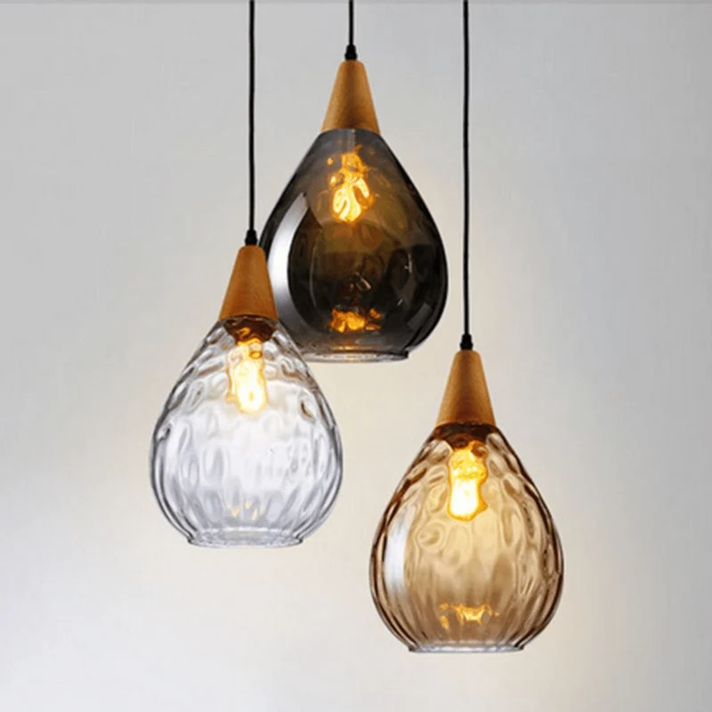 GLOWRIA – Retro-Tropfen-Pendelleuchte Für Elegante Und Warme Interieurs