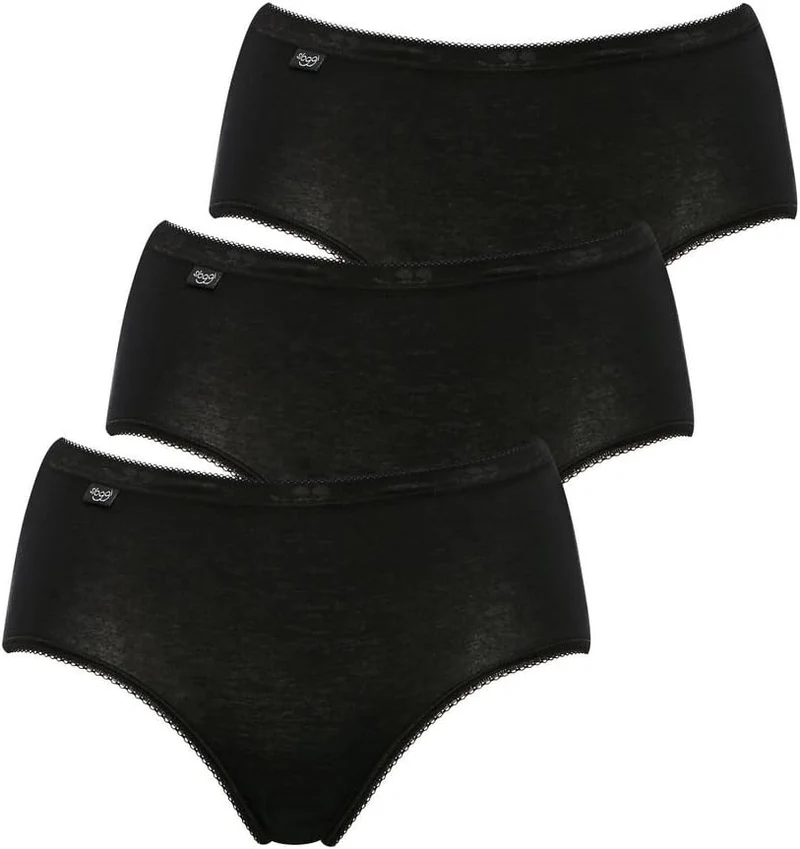 Sloggi Damen Slip (4er Pack) 38 Schwarz, 38 Schwarz