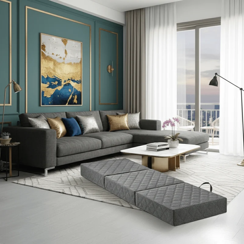 Hocker Bett – Multifunktionales, Platzsparendes Design