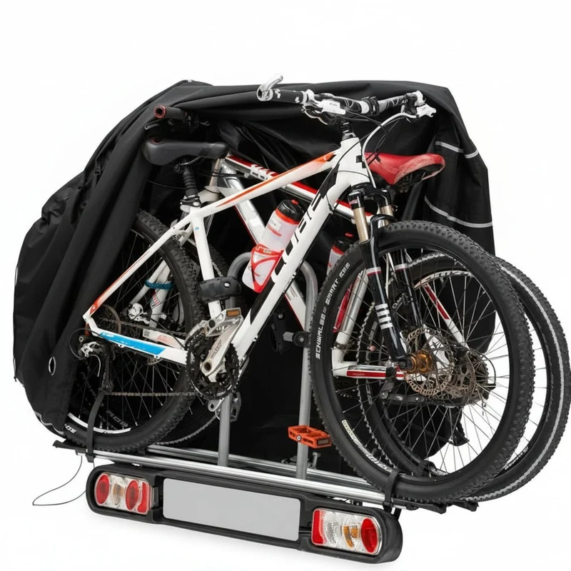 PROTECTO – Premium-Wasserdichte Fahrradabdeckung Für 1–3 Fahrräder Mit Schlossfreundlichen Ösen