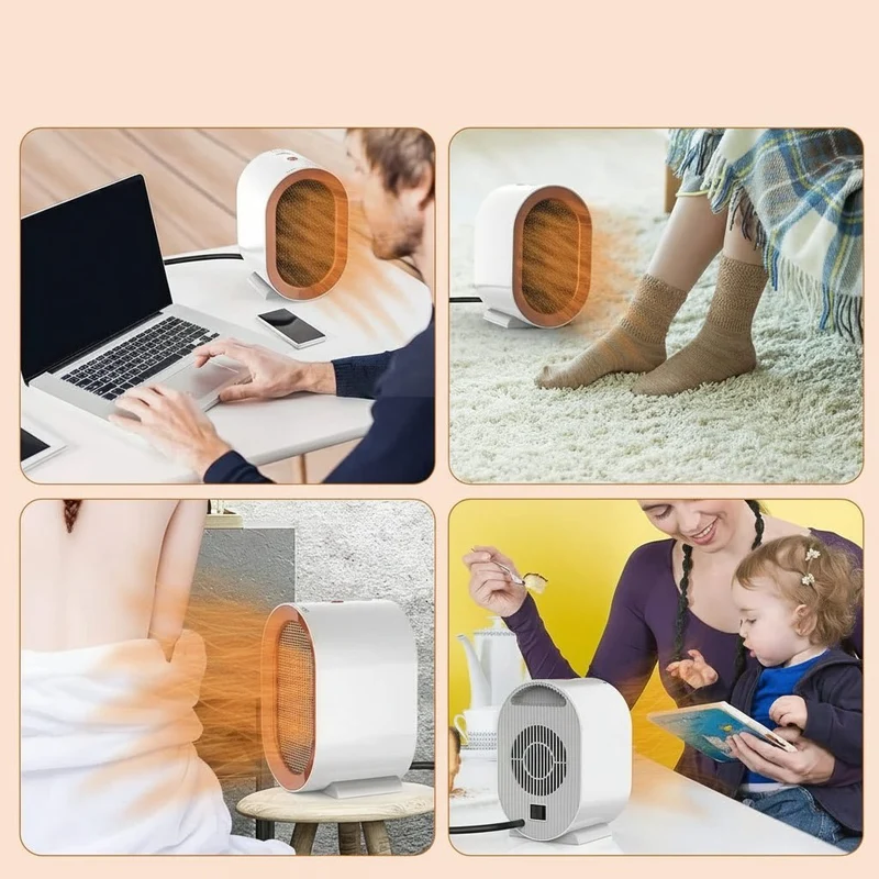 HOTNEST – Tragbarer Keramik-Heizlüfter Mit Schneller Aufheizzeit Und Effizientem Luftstrom