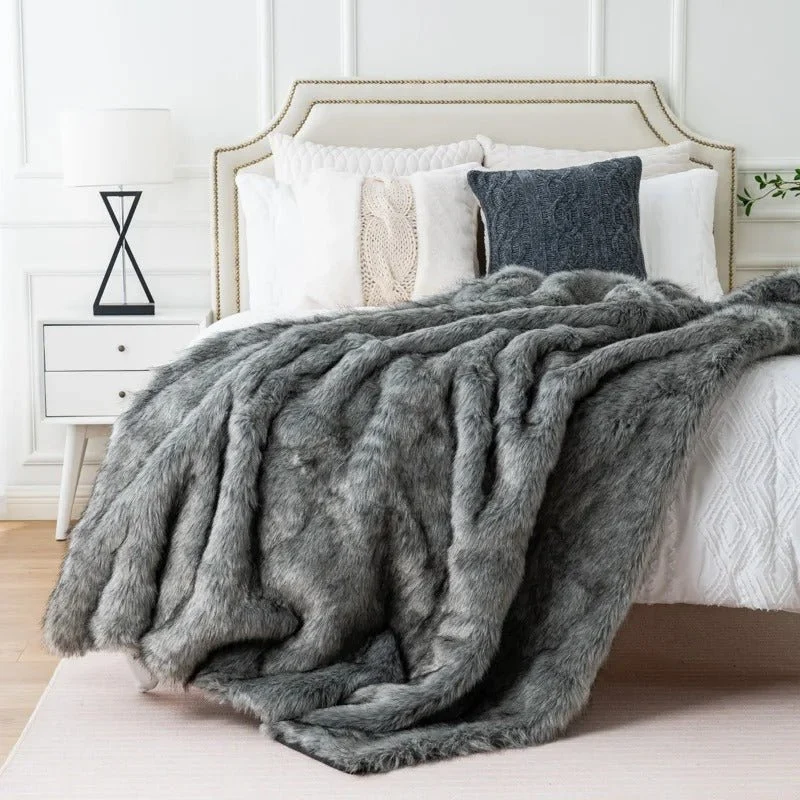 COZYLUXE – Elegante Fleece-Decke Für Gemütliche Nächte & Stilvolles Wohnen (135×200 cm)