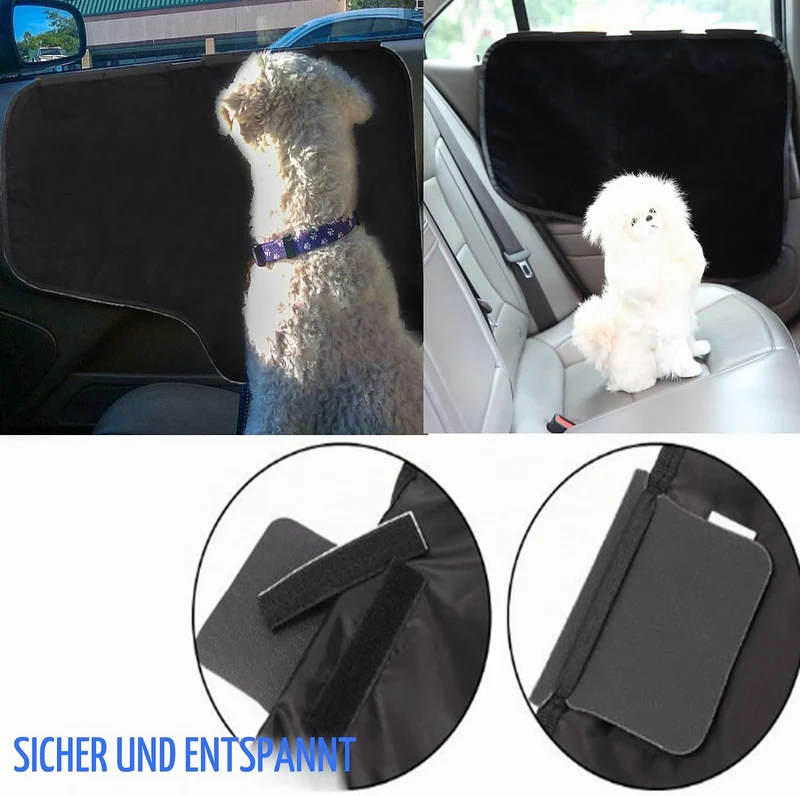 WYFCR Türschutz Auto Hund, 2 Stück Autotürabdeckung Hund,Autotür Schutzfolie Matte, Kratzfest und ma
