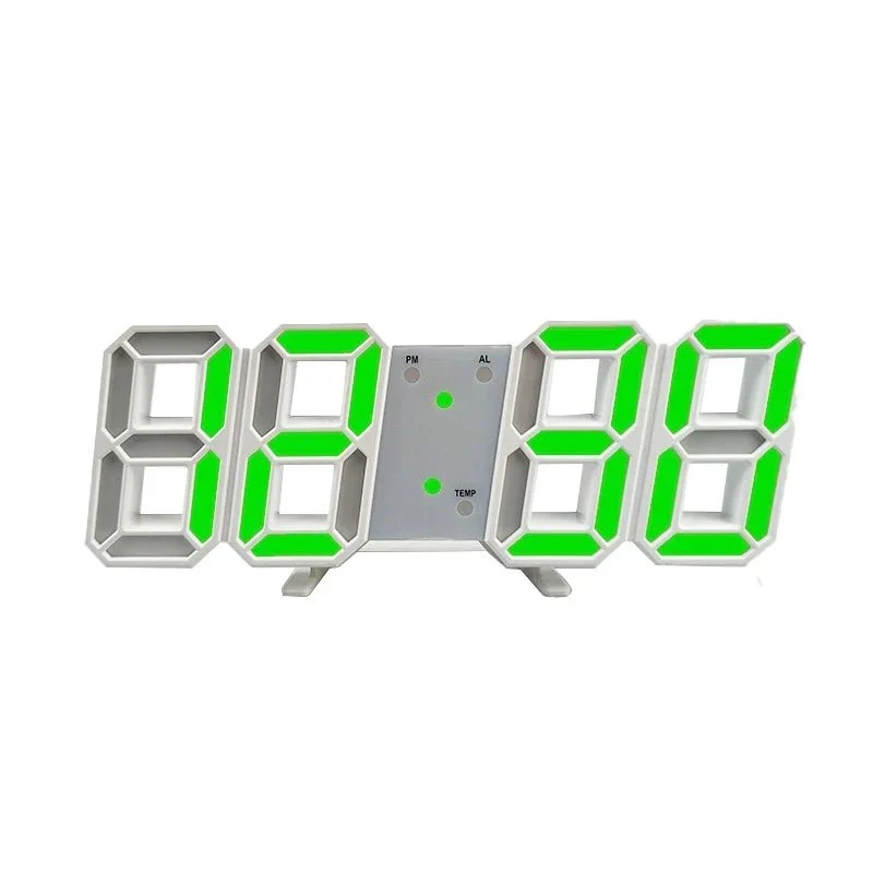 CHRONORQ – Leuchtende 3D-Digitaluhr mit Sprachsteuerung und lautlosem Alarm