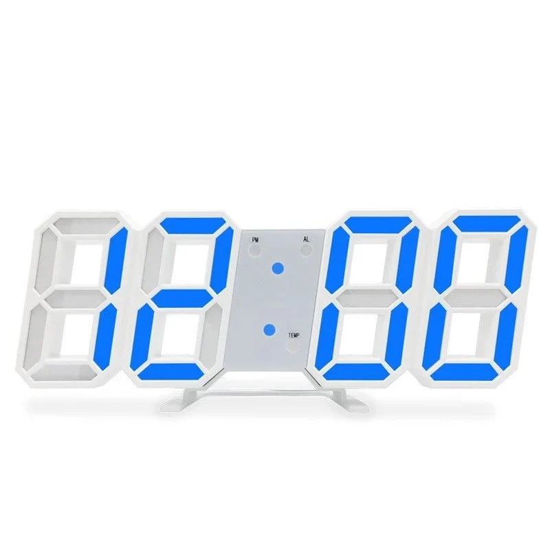 CHRONORQ – Leuchtende 3D-Digitaluhr mit Sprachsteuerung und lautlosem Alarm