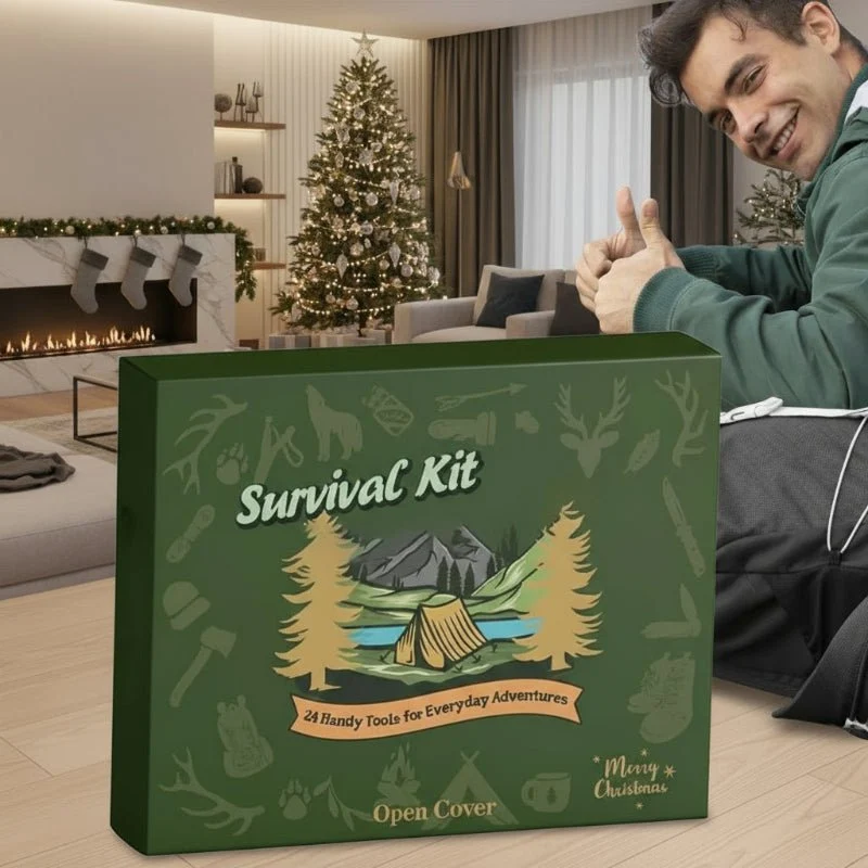 RANGERBOX 2025 – 24-tägiger Überleben-Adventskalender mit Freiluft-Ausrüstung