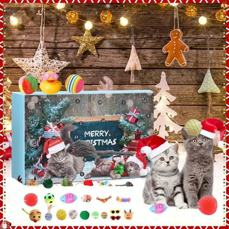 CATMAS 2025 – Adventskalender Mit 23 Katzenminze-Spielzeugen Für Täglichen Spielspaß