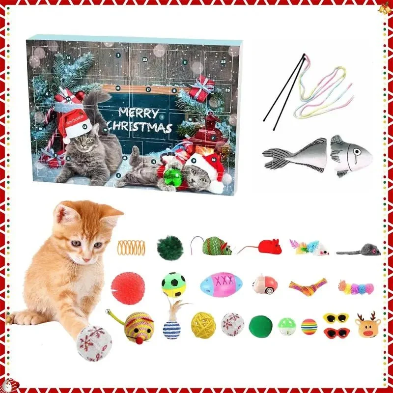 CATMAS 2025 – Adventskalender Mit 23 Katzenminze-Spielzeugen Für Täglichen Spielspaß