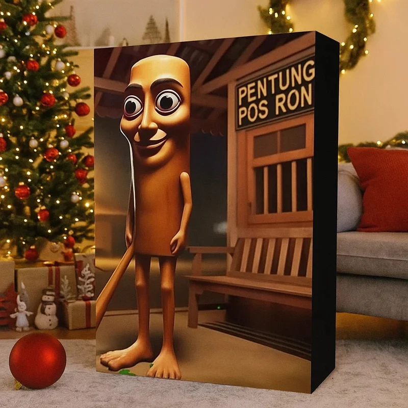 GLOWORN 2025 – 24-Teiliger Adventskalender mit Leuchtender Weihnachtsdekoration