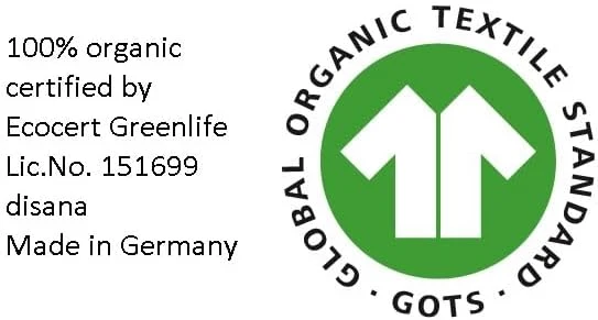 Disana Melange-Pullover, 100% Bio-Merinowolle GOTS, IVN Best | mit Knopfverschluss am Kragen | Baby