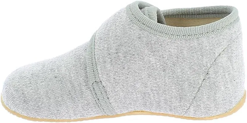 Living Kitzbühel Unisex Kinder Babyklett. Jersey Unifarben Hausschuh 30 EU Hellgrau, 30 EU Hellgrau