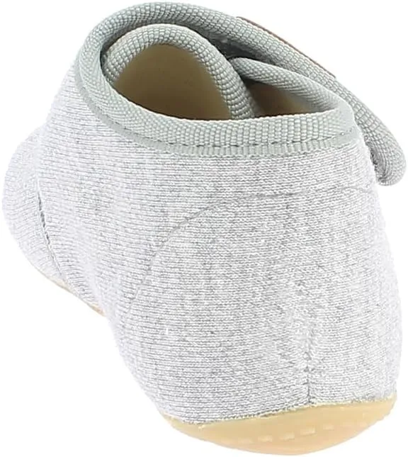 Living Kitzbühel Unisex Kinder Babyklett. Jersey Unifarben Hausschuh 30 EU Hellgrau, 30 EU Hellgrau