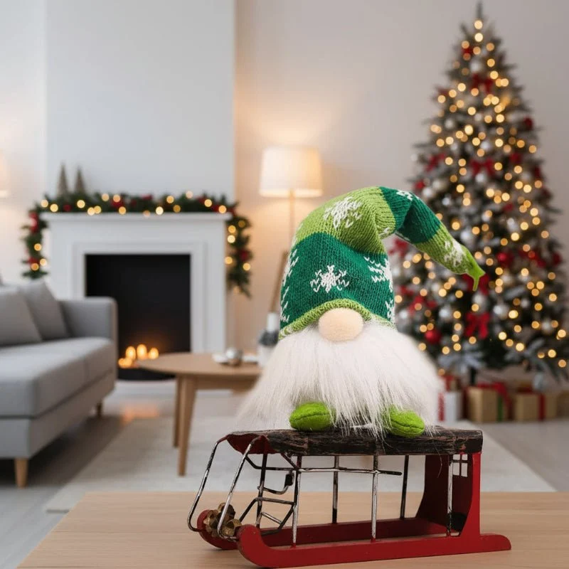GLOWLIN – Leuchtende Weihnachtspuppe Mit LED-Licht Und Festliche Dekoration