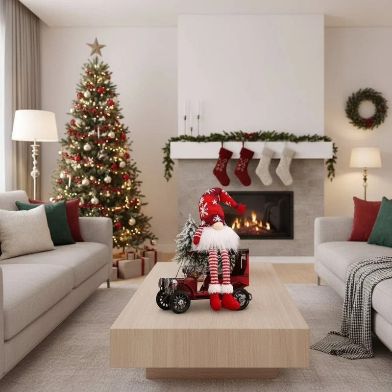 GLOWLIN – Leuchtende Weihnachtspuppe Mit LED-Licht Und Festliche Dekoration