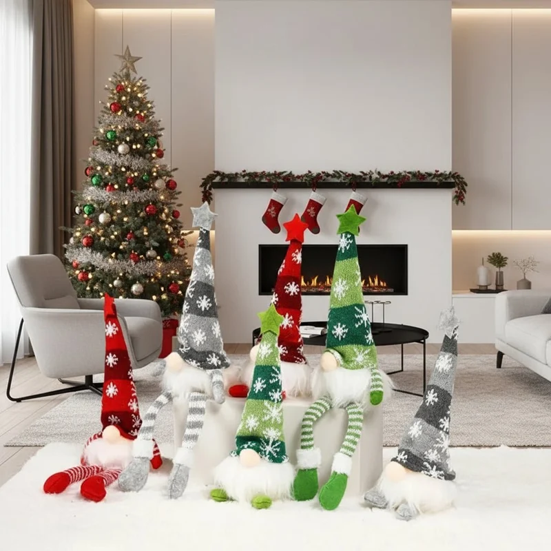 GLOWLIN – Leuchtende Weihnachtspuppe Mit LED-Licht Und Festliche Dekoration