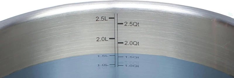 ELO 72545 Fleischtopf 14 cm mit Glasdeckel Serie Galant, Induktion, Edelstahl hochglänzend, mit Lite