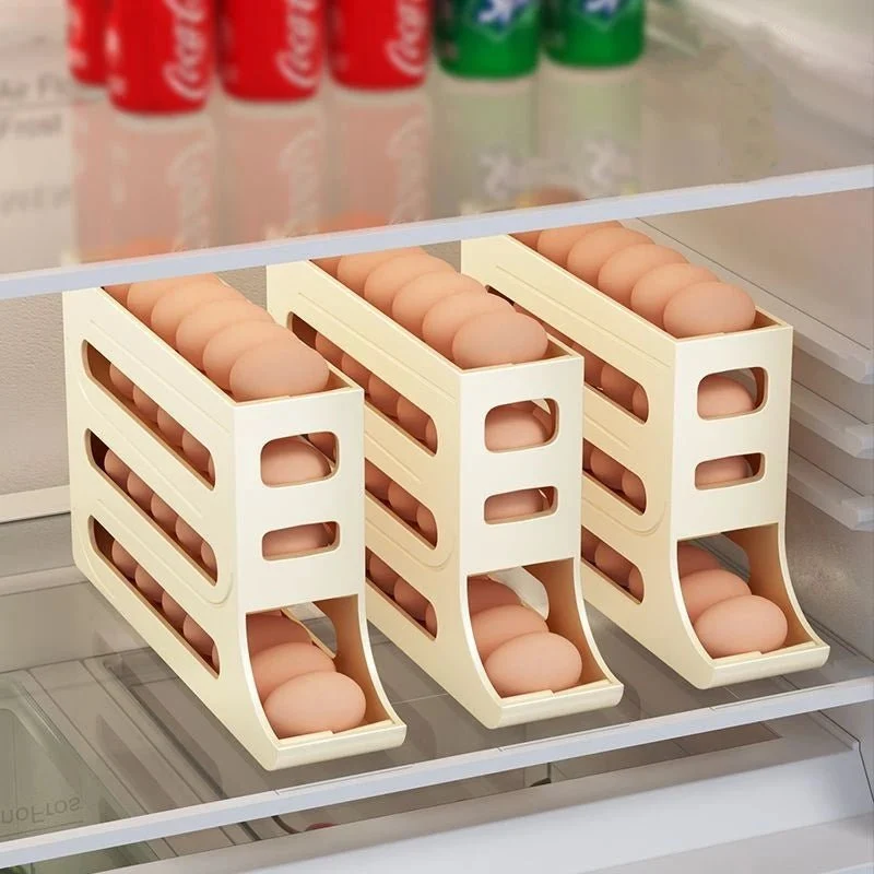 ROLLTRAY – Eieraufbewahrungsbox mit großem Fassungsvermögen und Rolldesign für 30 Eier