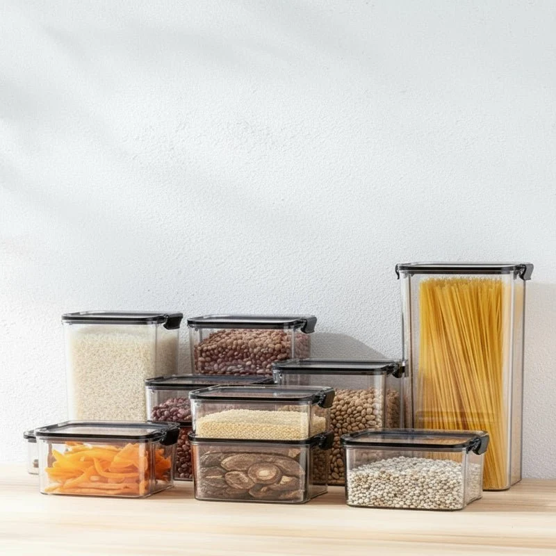 CLEARKEEP – Umweltfreundliches, Luftdicht Versiegeltes Vorratsdosen-Set Für Frische In Küchen