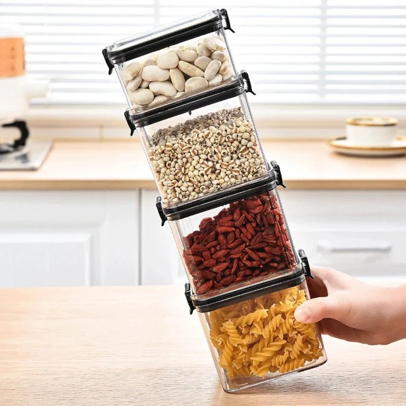 CLEARKEEP – Umweltfreundliches, Luftdicht Versiegeltes Vorratsdosen-Set Für Frische In Küchen