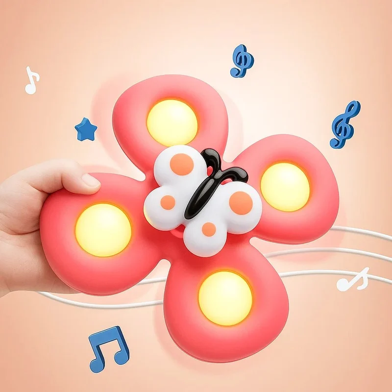 SPINHOP – Interaktives Baby-Spinner-Spielzeug Zur Förderung Von Motorik Und Sensorischer Entwicklung